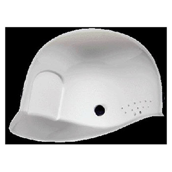 MSA 10033652 White Polyethylene Bump Cap With Perforated Sides To Allow Cross Ventilation For Better Air Circulation