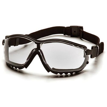 Pyramex GB1810STM V2G & Frame, Black, Lens, Clear H2MAX Anti-fog Safety Glasses - Per Dozen