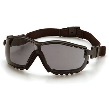 Pyramex GB1820ST V2G & Frame, Black, Lens, Gray Anti-Fog Safety Glasses - Dozen