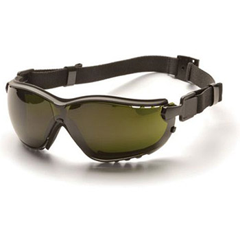 Pyramex GB1850SFT V2G & Frame, Black, Lens, 5.0 IR Filter Safety Glasses - Dozen