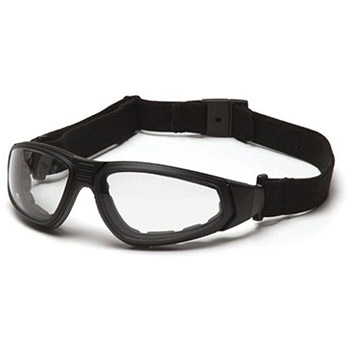 Pyramex GB4010ST XSG & Frame, Black, Lens, Clear Anti-Fog Safety Glasses - Dozen