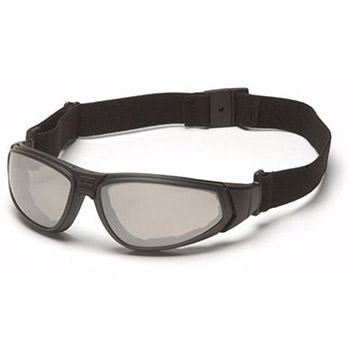 Pyramex GB4080ST XSG & Frame, Black, Lens, Indoor/Outdoor Anti-Fog Safety Glasses - Dozen