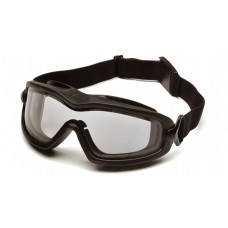 Pyramex GB6410SDT V2G-XP Frame, Black, Lens, Dual Clear Anti-Fog Safety Glasses - Each