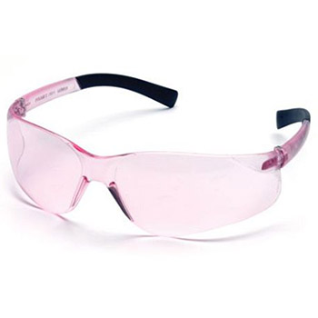 Pyramex S2517SN Mini Ztek & Frame, Pink, Lens, Pink Safety Glasses - Dozen