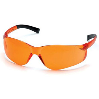 Pyramex S2540S Ztek & Frame, Orange, Lens, Orange Safety Glasses - Dozen