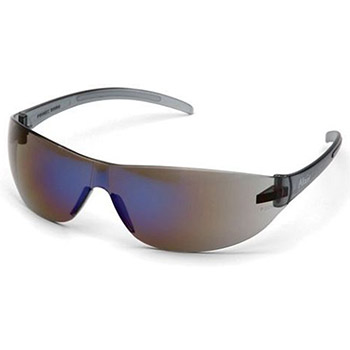 Pyramex S3275S Alair & Frame, Blue Mirror, Lens, Blue Mirror Safety Glasses - Dozen