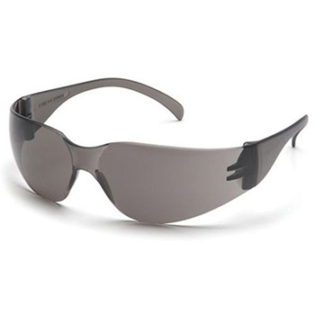 Pyramex S4120S Intruder & Frame, Gray, Lens, Gray-Hardcoated Safety Glasses - Dozen