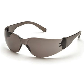 Pyramex S4120SN Mini Intruder & Frame, Gray, Lens, Gray-Hardcoated Safety Glasses - Dozen