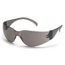 Pyramex S4120ST Intruder & Frame, Gray, Lens, Gray-Hardcoated Anti-fog Safety Glasses - Dozen