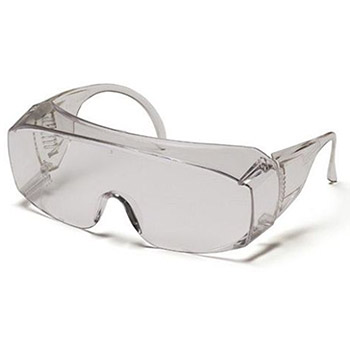 Pyramex S510SJ Solo & Frame, Clear Jumbo, Lens, Clear, Over Prescription Safety Glasses - Dozen