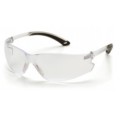 Pyramex S5810ST Itek & Frame, Clear, Lens, Clear Anti-Fog Safety Glasses - Dozen