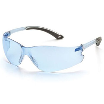 Pyramex S5860S Itek & Frame, Infinity Blue, Lens, Infinity Blue Safety Glasses - Dozen