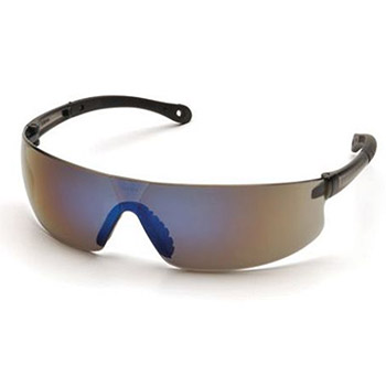 Pyramex S7275S Provoq Frame, Blue Mirror, Lens, Blue Mirror Safety Glasses - Dozen