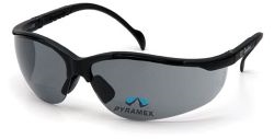 Pyramex SB1820R15 V2 & Readers Frame, Black, Lens, Gray + 1.5 Safety Glasses - Box of 6