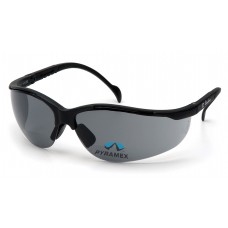 Pyramex SB1820R20 V2 & Readers Frame, Black, Lens, Gray + 2.0 Safety Glasses - Box of 6