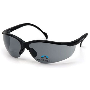 Pyramex SB1820R30 V2 & Readers Frame, Black, Lens, Gray + 3.0 Safety Glasses - Box of 6