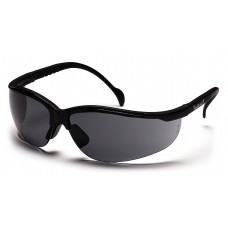 Pyramex SB1820ST Venture 2 & Frame, Black, Lens, Gray Anti-Fog Safety Glasses - Dozen