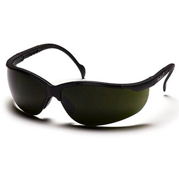 Pyramex SB1850SF Venture 2 & Frame, Black, Lens, 5.0 IR Filter Safety Glasses - Dozen