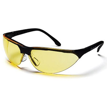 Pyramex SB2830S Rendezvous & Frame, Black, Lens, Amber Safety Glasses - Dozen