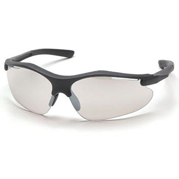 Pyramex SB3780D Fortress & Frame, Black, Lens, Indoor/Outdoor Mirror Safety Glasses - Dozen