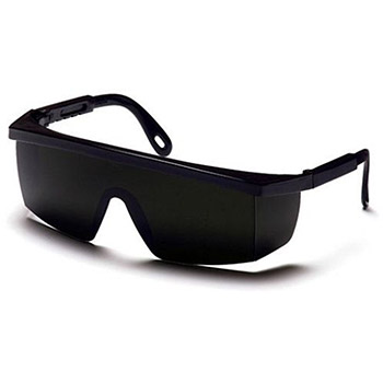 Pyramex SB450SF Integra & Frame, Black, Lens, 5.0 IR Filter Lens Safety Glasses - Dozen