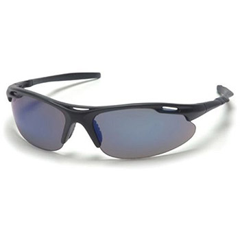 Pyramex SB4575D Avante & Frame, Black, Lens, Blue Mirror Safety Glasses - Dozen