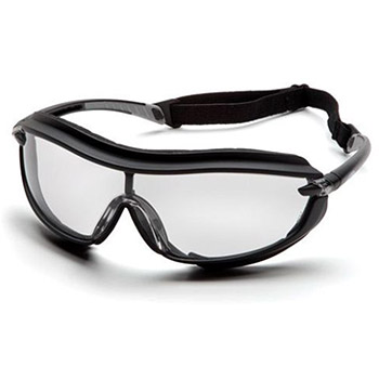 Pyramex SB4610STP XS3 Plus & Frame, Black, Lens, Clear Anti-Fog Safety Glasses - Dozen