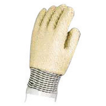 Wells Lamont WLA1666 Large White Standard Weight Cotton Terry Cloth Heat Resistant Gloves With Knit Wrist Cuff