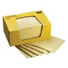 3M 3MRC-PD914DD 9 1/4" X 14 1/2" Yellow High Capacity Sorbent Pad 