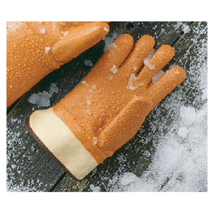 Ansell Edmont Cold Weather Gloves 10 Hi Viz Orange Winter Monkey Grip 205309