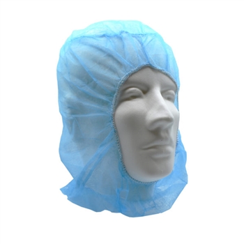 Blue Polypropylene Bouffant Head and Beard Cover