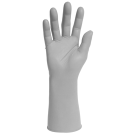 Kimberly-Clark Professional Gray Kimtech Pure, 12-inch Beaded Cuff G3 Sterile Sterling 4 mil Nitrile Hand Specific Disposable Glove, Textured Fingertips Static Dissipative ISO, 60 Each Per Bag, Size 7, Per Bag