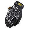 Mechanix Wear Small Black The Original Full Finger Synthetic Leather Mechanics Gloves With Hook And Loop Cuff, Spandex Back, Synthetic Leather Palm And Fingertips And Reinforced Thumb