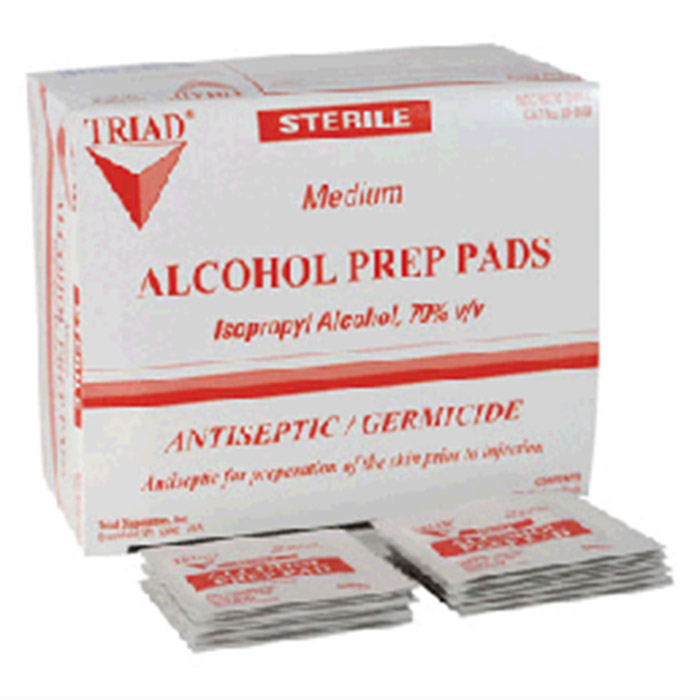 Triad alcohol on sale prep pads