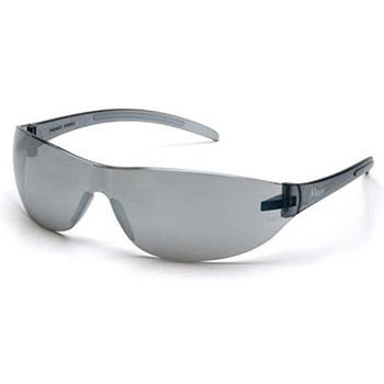 Pyramex Safety Glasses Alair Frame Silver Mirror Silver S3270S