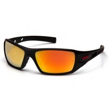 Velar Black Polycarbonate Frame, Ice Orange Mirror Lens