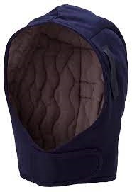 Pyramex Navy Quilted Winter Liner, 100% Cotton Twill/quilted Hat, Self-extinguishing Treatment, Adjustable Chin Strap and Hard Hat Suspension Straps, Per Ea