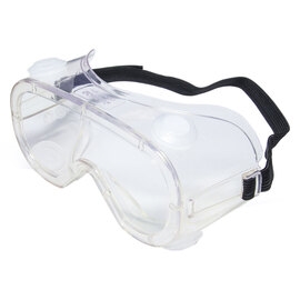 Indirect Clear Frame, Clear Polycarbonate Anti-Fog Lens, Vent Chemical Splash Safety Goggles, Per Pair