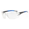 Radnor 64051242 Cobalt Classic Series Safety Glasses With Charcoal Frame Clear Indoor/Outdoor Lens And Adjustable Temp