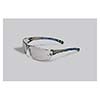 Radnor 64051243 Cobalt Classic Series Safety Glasses With Charcoal Frame Clear Indoor/Outdoor Anti-Fog Lens And Adjust