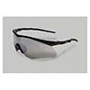 Radnor 64051302 Sport Series Safety Glasses With Black Frame And Gray Anti-Scratch Lens