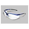 Radnor 64051309 Select Series Safety Glasses With Blue Frame And Clear Anti-Scratch Lens