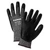 Radnor 64056397 Medium Black Premium Foam Nitrile Palm Coated Work Glove With 15 Gauge Seamless Nylon Liner And Knit