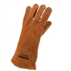 Radnor RAD64057633 Large Brown 14" Select Shoulder Split Cowhide Cotton Lined Left Hand Welders Glove With Straight|Reinforced Thumb, Welted Fingers And Kevlar Stitching, Per Each